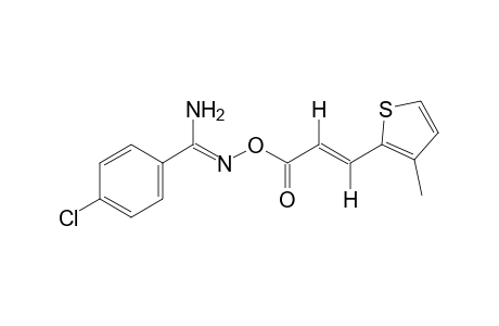 trans-p-chloro-O-[3-(3-methyl-2-thienyl)acryloyl]benzamidoxime