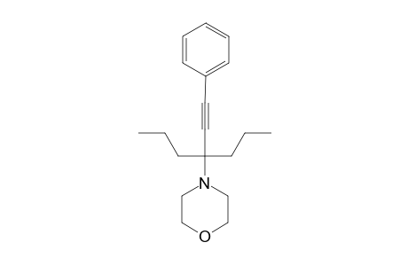 4-(3-phenyl-1,1-dipropyl-prop-2-ynyl)morpholine