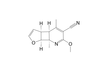 10-CYANO-9-METHOXY-7,11-DIMETHYL-5-OXA-8-AZATRICYCLO-[5.4.0.0(2,6)]-UNDECA-3,8,0-TRIENE