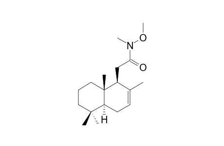 (1S,4AS,8AS)-N-METHOXY-N-METHYL-1-(2,5,5,8A-TETRAMETHYL-1,4,4A,5,6,7,8-OCTAHYDRONAPHTHALENYL)-ACETAMIDE