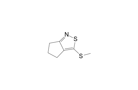 5,6-dihydro-3-(methylthio)-4H-cylopent[c]isothiazole