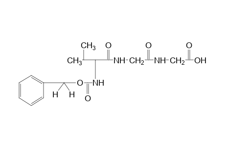 N-[N-(N-carboxy-L-valyl)glycyl]glycine, N-benzyl ester