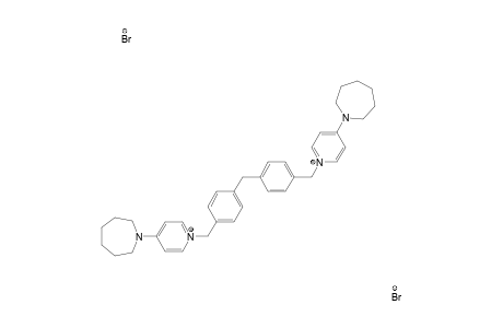 1,1'-[METHYLENEBIS-(BENZENE-1,4-DIYLMETHYLENE)]-BIS-[(4-PERHYDROAZEPINO)-PYRIDINIUM]-DIBROMIDE