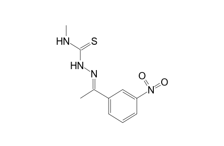 1-(alpha-methyl-m-nitrobenzylidene)-4-methyl-3-thiosemicarbazide