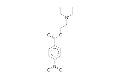 p-nitrobenzoic acid, 2-(diethylamino)ethyl ester