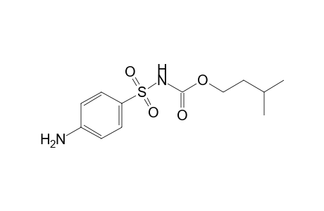 sulfanilylcarbamic acid, isopentyl ester