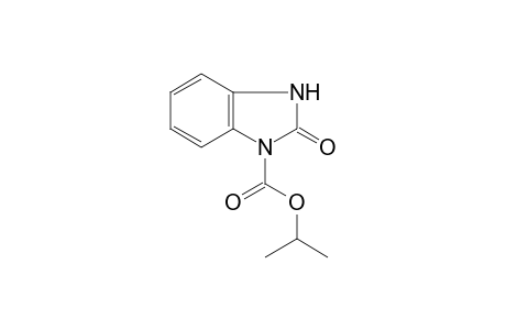 2-oxo-1-benzimidazolinecarboxylic acid, isopropyl ester