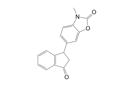 3-methyl-6-(3-oxo-1-indanyl)-2-benzoxazolinone