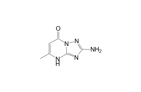 2-Amino-7-methyl-5,8-dihydro-s-triazolo[1,5-a]pyrimidin-5-one