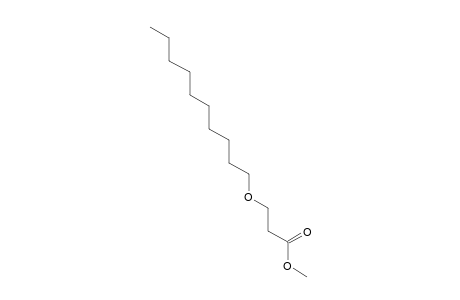 3-(decyloxy)propionic acid, methyl ester