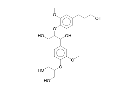 1-(4-O-(2-HYDROXY-1-HYDROXYMETHYLETHYL)-3-METHOXYPHENYL)-2-(4-(1-PROPANOL)-3-METHOXYPHENYL)-PROPANE-1,3-DIOL