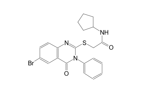 acetamide, 2-[(6-bromo-3,4-dihydro-4-oxo-3-phenyl-2-quinazolinyl)thio]-N-cyclopentyl-