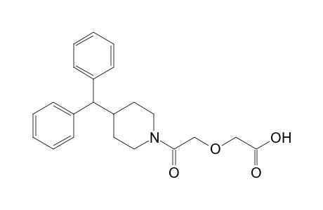 {{[4-(diphenylmethyl)piperidino]carbonyl}methoxy}acetic acid