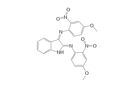 2,3-Bis(3'-Methoxy-2'-nitrophenylimino)-2H-indole