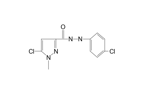 5-chloro-1-methylpyrazole-3-carboxylic acid, 2-(p-chlorophenyl)hydrazide