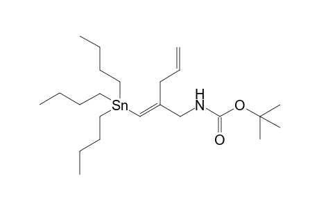 (E)-N-(tert-Butoxycarbonyl)-2-propenyl-3-tributylstannyl-2-propen-1-amine