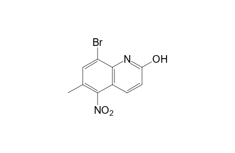 8-bromo-6-methyl-5-nitrocarbostyril