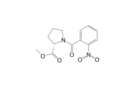 (2S)-1-(2-nitrobenzoyl)pyrrolidine-2-carboxylic acid methyl ester