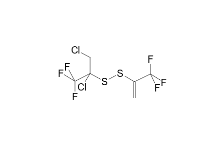 (1-TRIFLUOROMETHYLVINYL,1'-TRIFLUOROMETHYL-1',2'-DICHLOROETHYL)DISULPHIDE