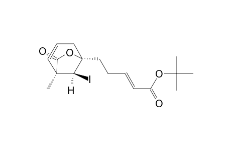 rel-(1S,5S,8S)-1,1-dimethylethyl 5-[8-iodo-7-oxo-1-methyl-6-oxabicyclo[3.2.1]oct-2-en-5-yl]-2(E)-pentenoate