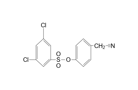 (p-hydroxyphenyl)acetonitrile, 3,5-dichlorobenzenesulfonate (ester)