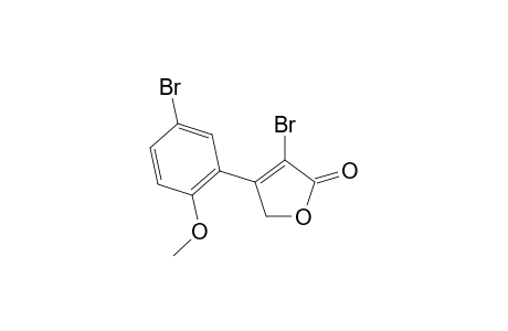 3-Bromo-4-(5-bromo-2-methoxyphenyl)furan-2(5H)-one