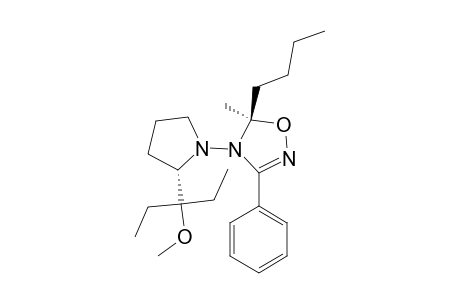 (2'S,5R)-(-)-5-BUTYL-4-[2-(1-ETHYL-1-METHOXYPROPYL)-TETRAHYDRO-1H-1-PYRROLYL]-5-METHYL-3-PHENYL-4,5-DIHYDRO-1,2,4-OXADIAZOLE