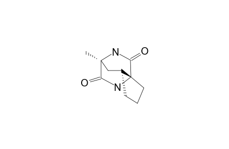 7-METHYL-8,10-DIAZATRICYCLO-[5.2.2.0(1,5)]-UNDECANE-9,11-DIONE