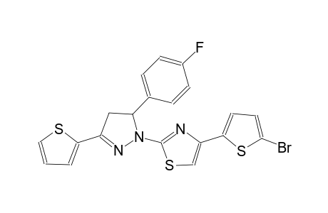 4-(5-bromo-2-thienyl)-2-[5-(4-fluorophenyl)-3-(2-thienyl)-4,5-dihydro-1H-pyrazol-1-yl]-1,3-thiazole