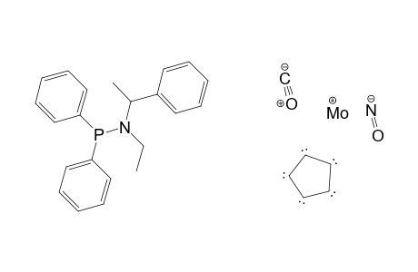 Molybdenum, carbonyl(.eta.5-2,4-cyclopentadien-1-yl)[N-ethyl-P,P-diphenyl-N-(1-phenylethyl)phosphinous amide-P]nitrosyl-, stereoisomer