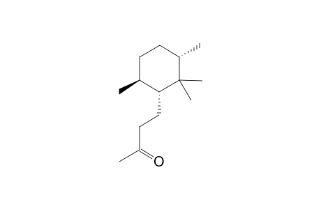 (+)-(1'R,3'S,6'S)-4-(2',2',3',6'-TETRAMETHYLCYCLOHEXYL)-BUTAN-2-ONE