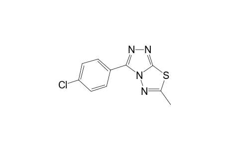 3-(4-Chlorophenyl)-6-methyl-[1,2,4]triazolo[3,4-b][1,3,4]thiadiazole