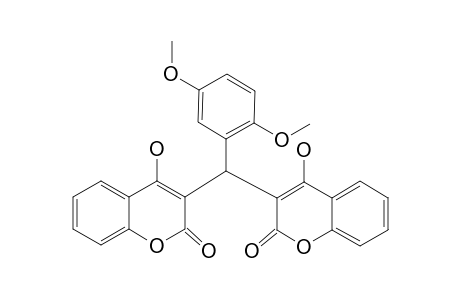 3,3''-(2',5'-DIMETHOXY-BENZYLIDENE)-BIS-(4-HYDROXY-COUMARIN)