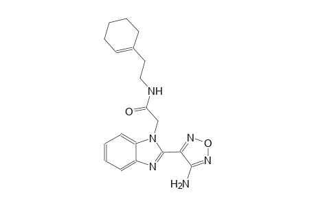 2-[2-(4-amino-1,2,5-oxadiazol-3-yl)-1H-benzimidazol-1-yl]-N-[2-(1-cyclohexen-1-yl)ethyl]acetamide