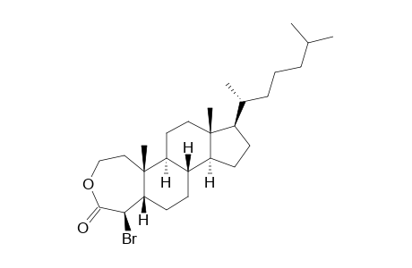 4A-BETA-BROMO-3-OXA-A-HOMO-5-BETA-CHOLESTAN-4-ONE