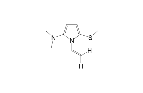 5-(N,N-DIMETHYLAMINO)-2-(METHYLSULFANYL)-1-VINYL-PYRROLE