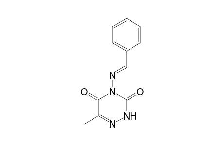 4-(benzylideneamino)-6-methyl-as-triazine-3,5(2H,4H)-dione