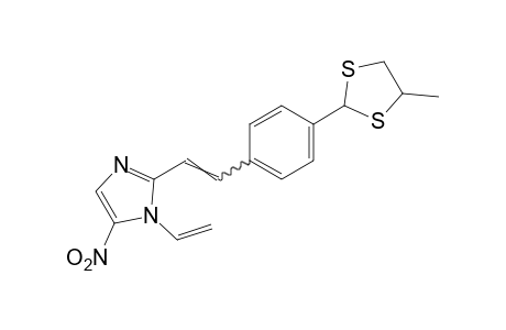 2-[p-(4-methyl-1,3-dithiolan-2-yl)styryl]-5-nitro-1-vinylimisazole