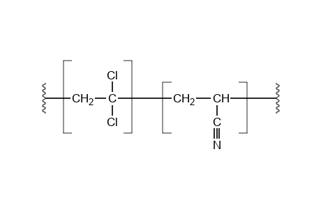 VINYLIDENE CHLORIDE/ACRYLONITRILE COPOLYMER*LOW MOLECULAR WEIGHT