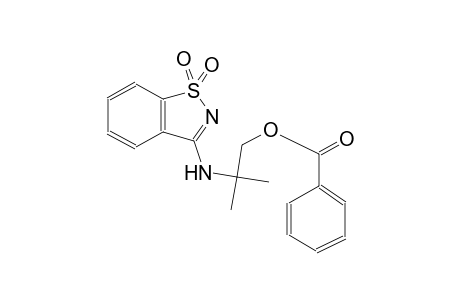 1,1-Dioxo-3-(2-methyl-3-benzoyloxy-2-propylamino)-1,2-benzothiazole