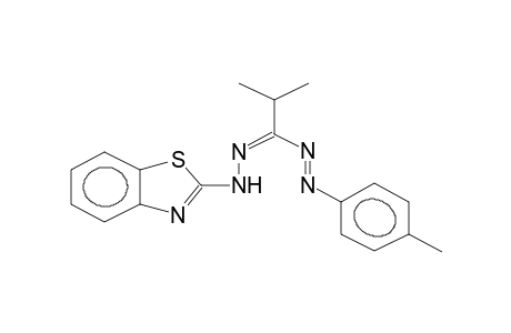 1-(4-METHYLPHENYL)-3-ISOPROPYL-5-(2-BENZOTHIAZOLYL)-FORMAZAN