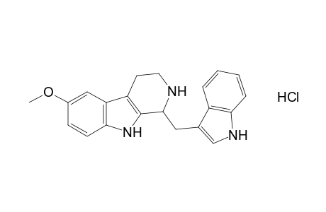 1-[(indol-3-yl)methyl]-6-methoxY-1,3,4,9-tetrahydro-2H-pyrido[3,4-b]indole, monohydrochloride