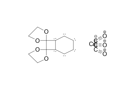 Chromium, tricarbonyl[(1',2',3',4',5',6'-.eta.)-dispiro[1,3-dioxolane-2,7'-bicyclo[4.2.0]octa[1,3,5]triene-8',2''-[1,3]dioxolane]]-