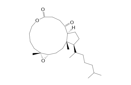 (9S,10S)-9,10-EPOXY-4A-OXA-4A-HOMO-5,10:8,9-DISECOCHOLESTANE-5,8-DIONE;(9S,10S)-9,10-EPOXY-4A-OXA-4A-HOMOCHOLEKLASTANE-5,8-DIONE