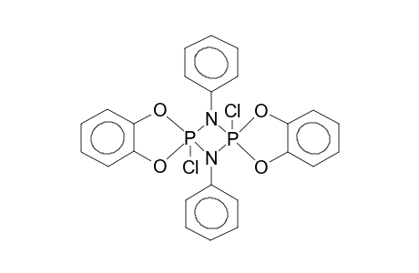 1,3-DIPHENYL-2,4-DICHLORO-2,4-BIS(ORTHO-PHENYLENEDIOXY)-1,3-DIAZA-2,4-DIPHOSPHETIDINE