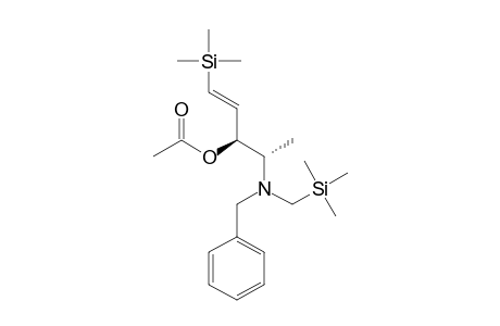 (3R,4S)-1-(TRIMETHYLSILYL)-3-ACETOXY-4-[N-BENZYL-N-[(TRIMETHYLSILYL)-METHYL]-AMINO]-1-(E)-PENTENE