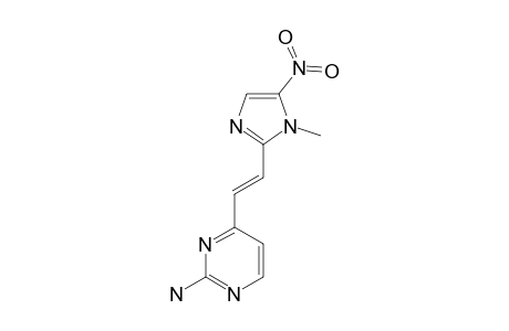 (E)-2-AMINO-4-[2-(1-METHYL-5-NITRO-IMIDAZOL-2-YL)-VINYL]-PYRIMIDINE;AZANIDAZOLE