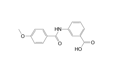 3-[(4-Methoxybenzoyl)amino]benzoic acid