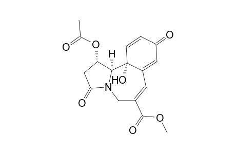 1.alpha.-Acetoxy-5-carbomethoxy-10a.alpha.-hydroxy-8-oxo-1,2,10a.alpha.,10b.alpha.-tetrahydro-4H-3a-azabenz[e]azulen-3,8-dione