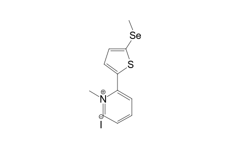 1-METHYL-2-(5'-METHYLSELENO-2'-THIENYL)-PYRIDINIUM-IODIDE